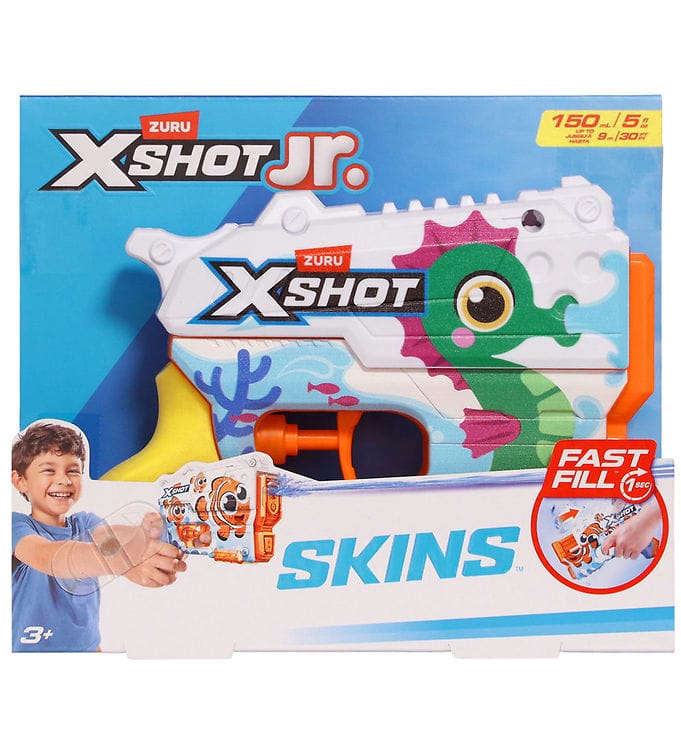 X-Shot Vattenpistol - Junior Fast Fyllning - Sjöhäst