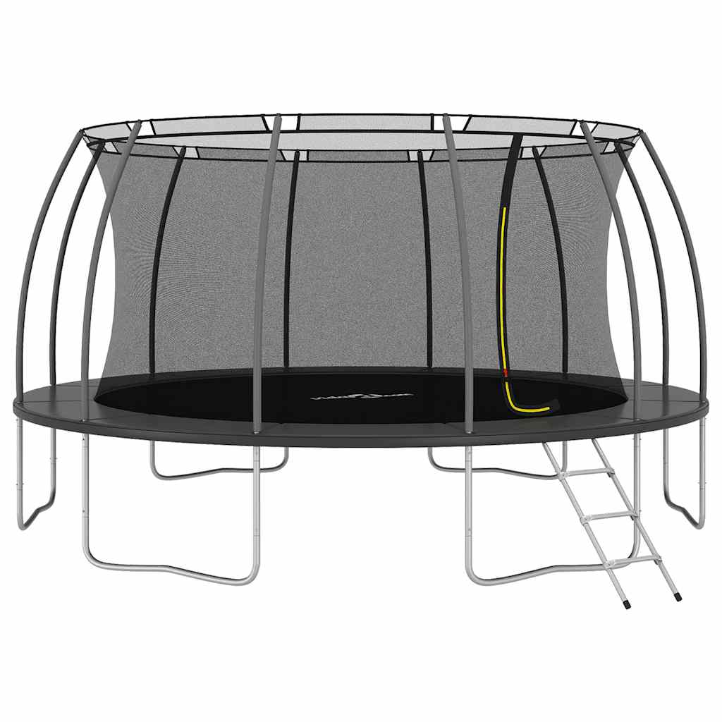 vidaXL Studsmatta rund 488x90 cm 150 kg