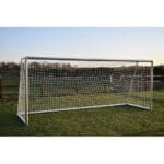 Avyna - 2 St Fotbollsmål - PRO Aluminium - 500x200 Cm Med Nät