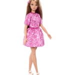 Barbie Docka - 30 cm - Fashionista - Rosa Paisley