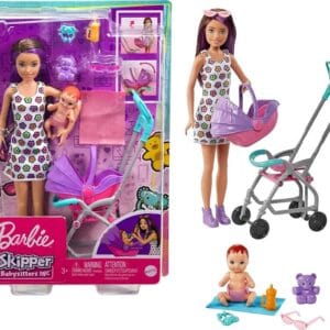 Barbie - Family & Friends Skipper Babysitters Inc Stroller Playset