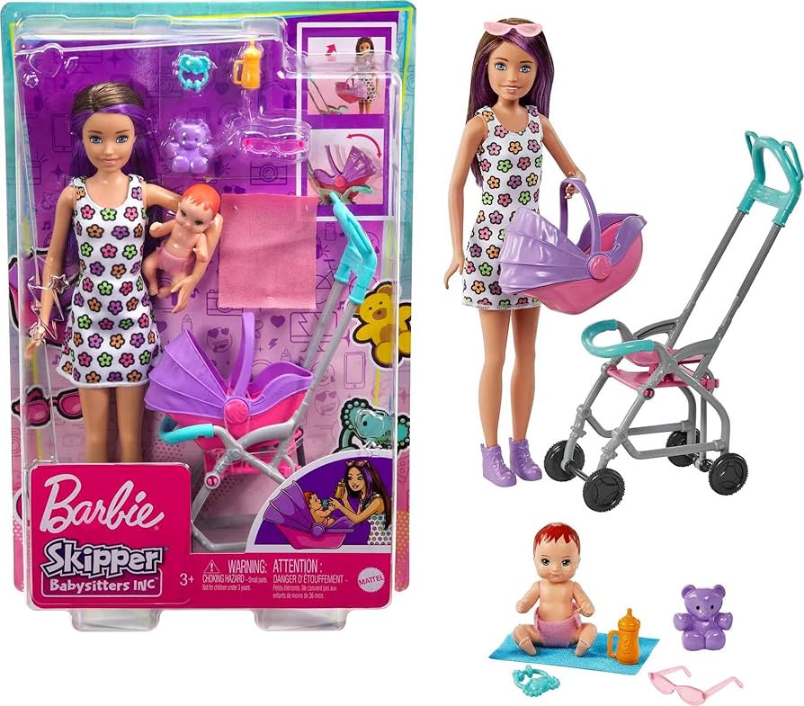 Barbie - Family & Friends Skipper Babysitters Inc Stroller Playset