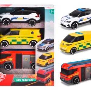 Dickie Toys 3-Pack Svenska Räddningsfordon