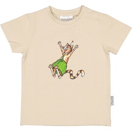Geggamoja T-shirt Pettson och Findus Beige 86-92 cl