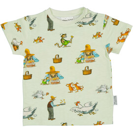 Geggamoja T-shirt Pettson och Findus Grön 86-92 cl
