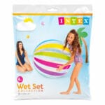 INTEX Badboll Jumbo Randig 107cm - INTEX - Leksaksaffären
