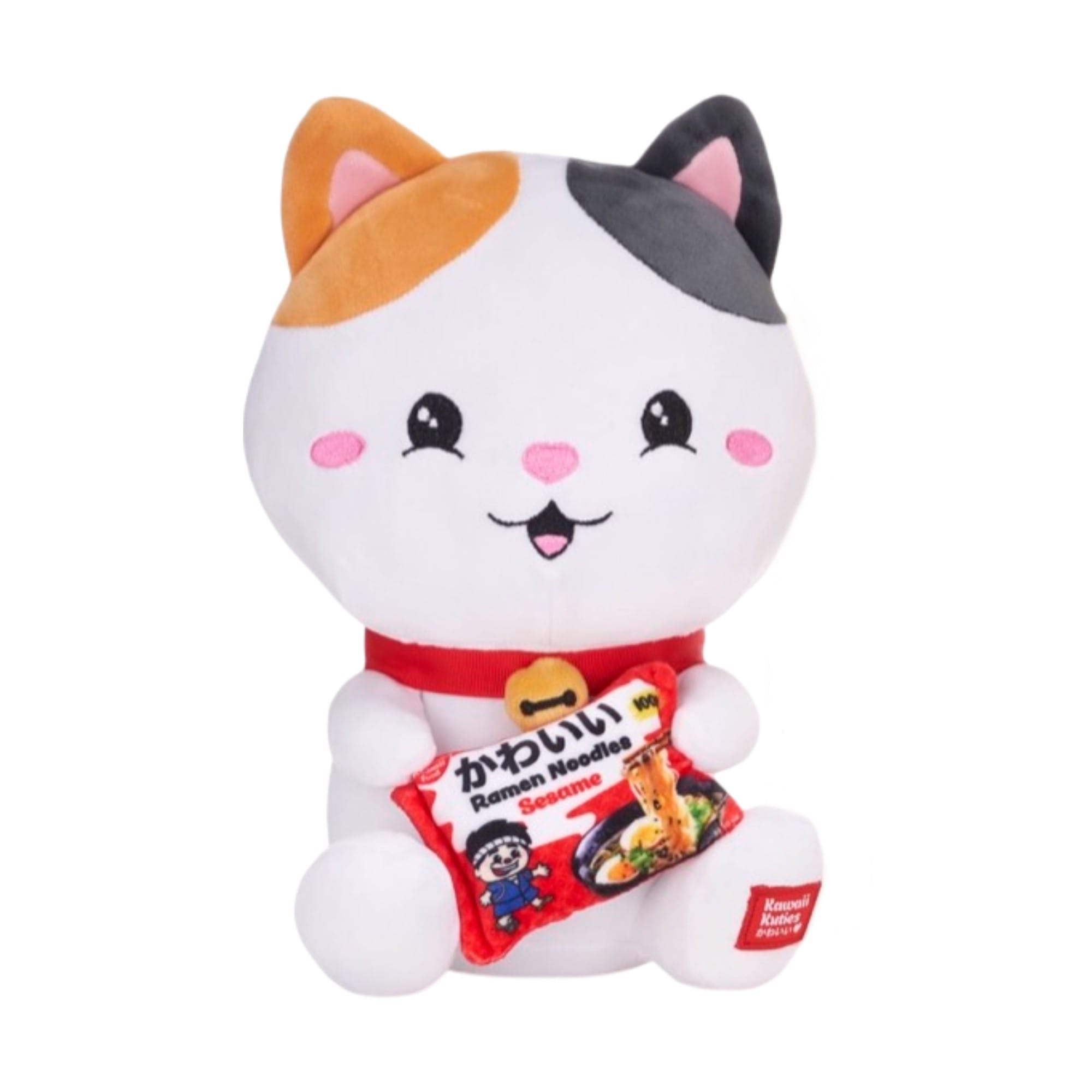 Katt med Nudlar Gosdedjur 24 cm Kawaii Kuties