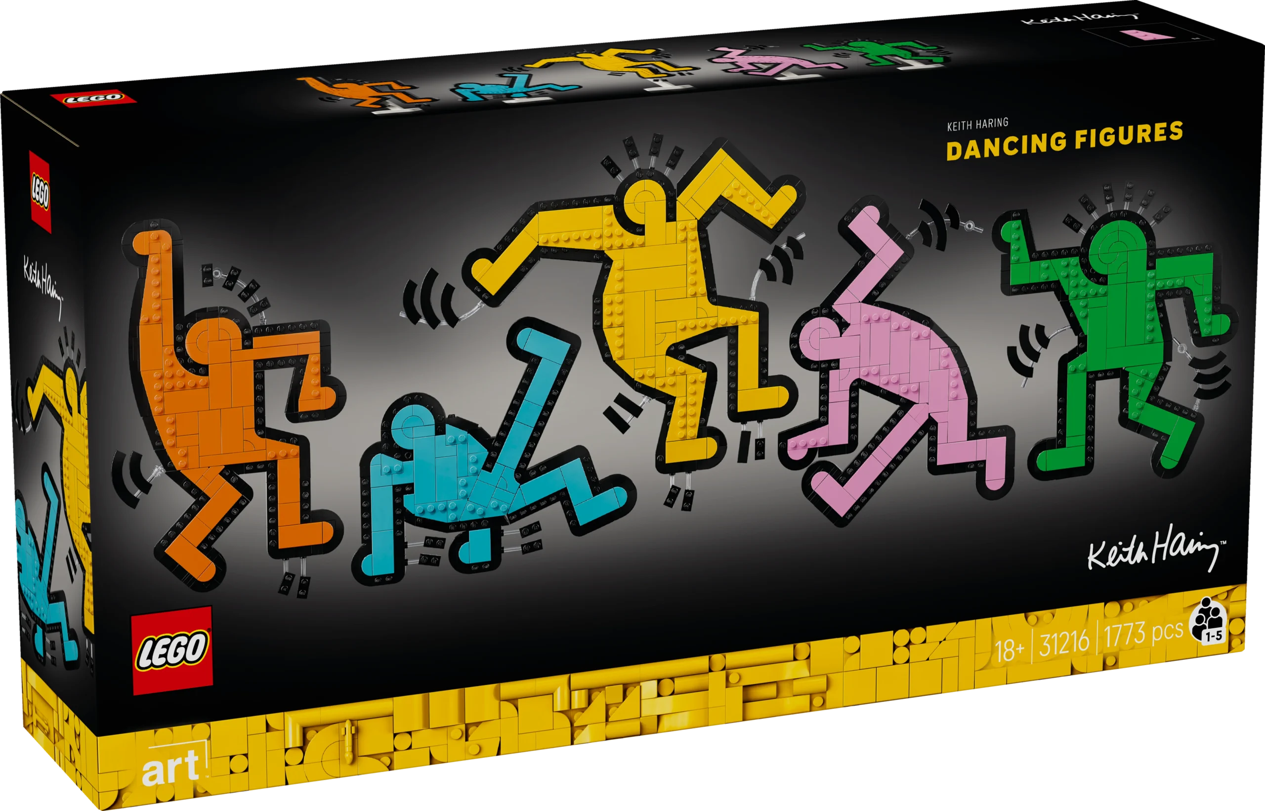 Keith Haring - Dansande figurer LEGO® ART (31216)