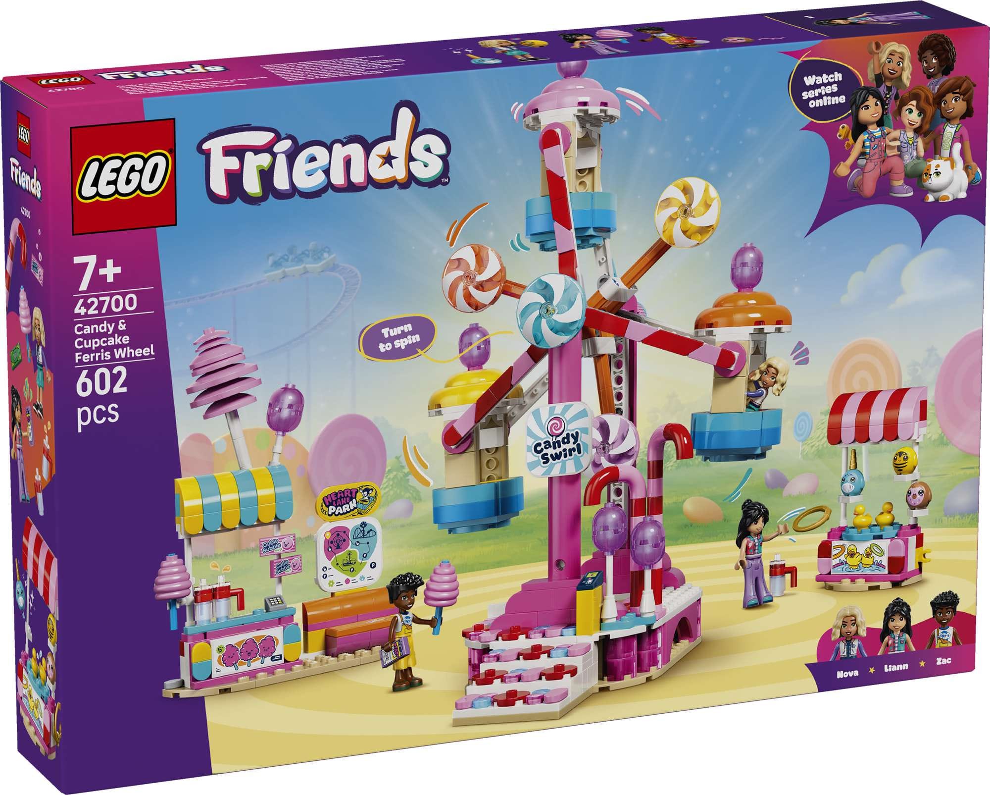 LEGO® Friends Pariserhjul med godis- och cupcaketema 42700 - LEGO - Leksaksaffären