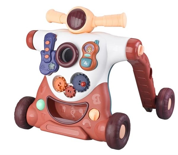 Lära Gå Vagn ActiSteps 4-in-1 Rosa BabyDan