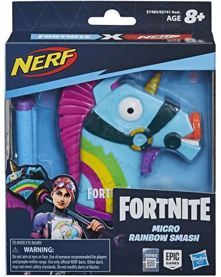 NERF Fortnite Microshots Rainbow Smash
