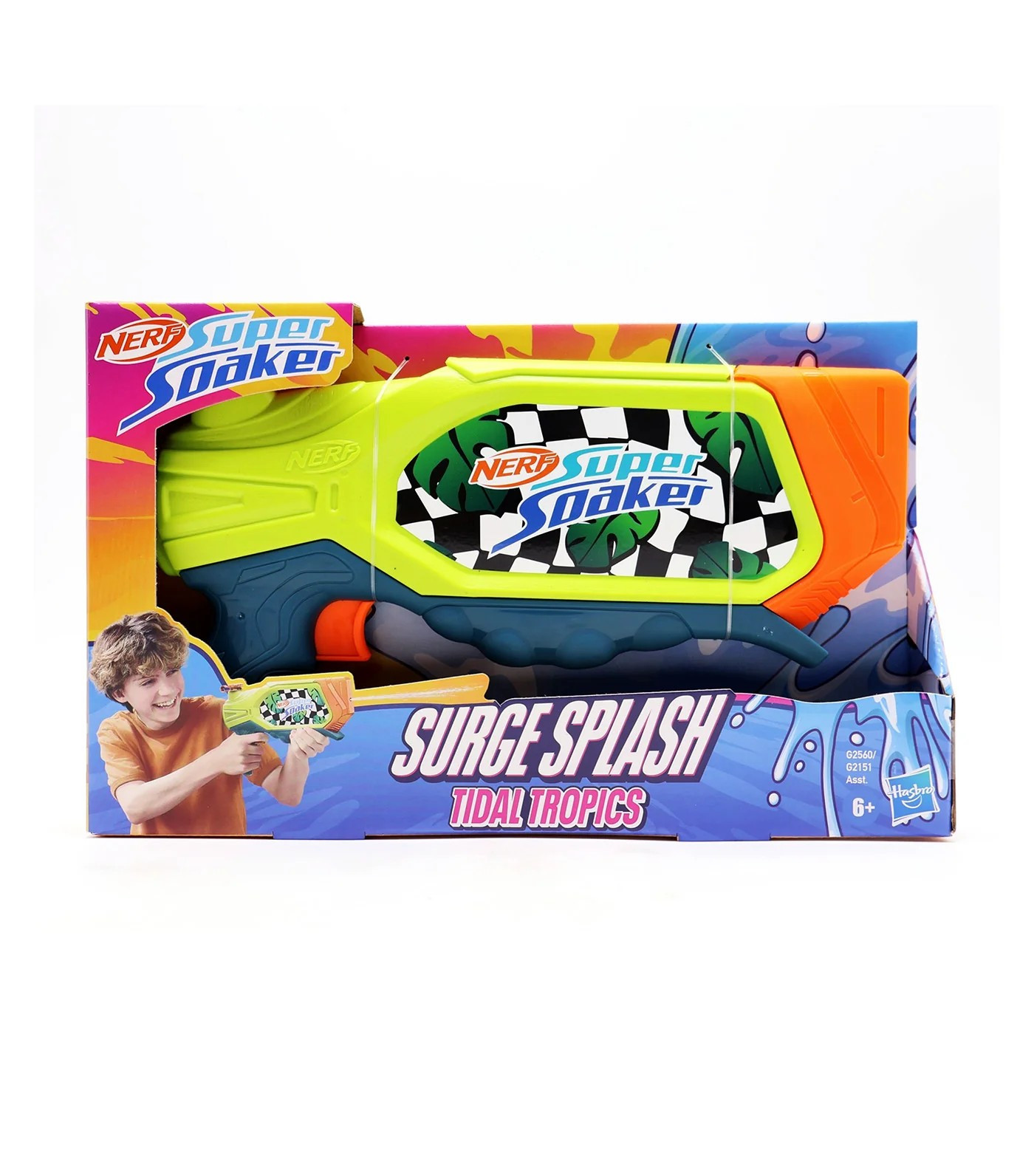 NERF Super Soaker Surge Splash Tidal Tropics - nerf - Leksaksaffären