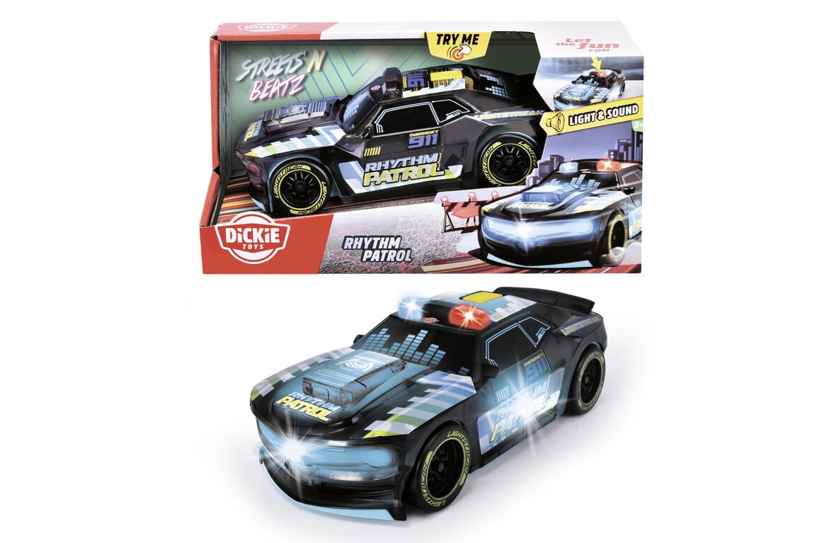 Rhythm Patrol Polisbil Dickie Toys