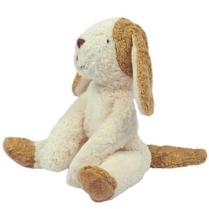 Senger Naturwelt Gosedjur - Liten - Hund - 27 cm - Vit/Beige