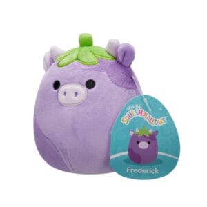 Squishmallows 19cm Frederick Lila Ko - Squishmallows - Leksaksaffären