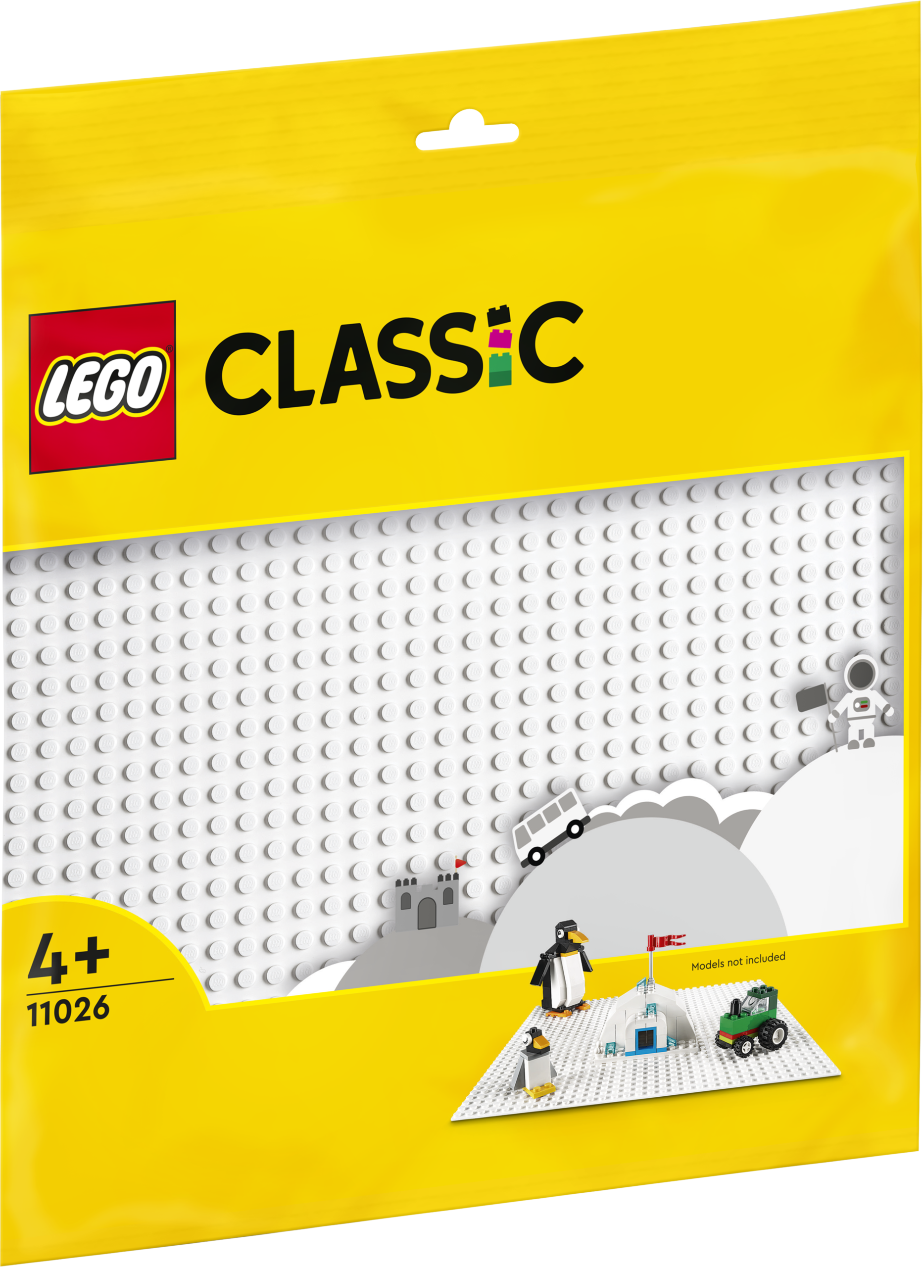 Vit basplatta LEGO® Classic (11026)