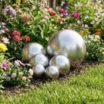 vidaXL Borstad Boll 6 st Ø 15 cm Silver Rostfritt stål 201