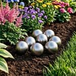 vidaXL Borstad Boll 8 st Ø 5 cm Silver Rostfritt stål 201