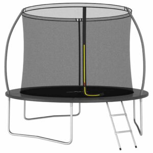 vidaXL Studsmatta rund 305x76 cm 150 kg