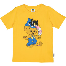 Bamse Glass T-Shirt Gul 128 cl