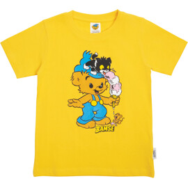 Bamse T-Shirt Glasstrut Gul 116 cl