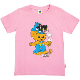 Bamse T-Shirt Glasstrut Rosa 110