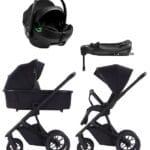 Crescent Prestige 2 Classic duovagn + Axkid GoKid babyskydd + isofixbas