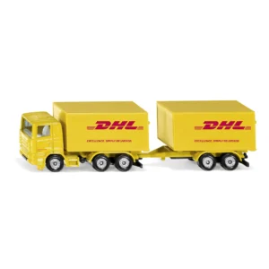 Dhl lastbil med släp