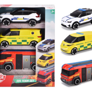 Dickie Toys 3-Pack Svenska Räddningsfordon