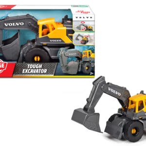 Dickie Toys Volvo Tough Grävmaskin, 26 cm