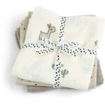 Done By Deer Burp Cloth 3-pack Lalee Sand