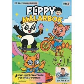 Egmont Kärnan Målarbok Flippy Rita Med Alex