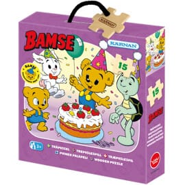 Egmont Kärnan Träpussel 15 bitar Bamse Jubileum