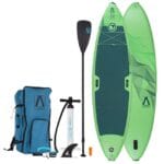 FitNord Aqua Leaf 340 SUP-brädsats, grön G2