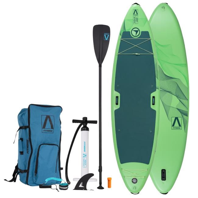 FitNord Aqua Leaf 340 SUP-brädsats, grön G2