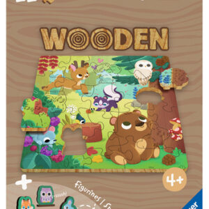Forest Animals Träpussel 22 Bitar Ravensburger