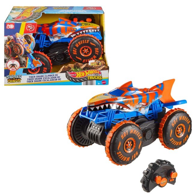 Hot Wheels Monster Trucks R/C Tiger shark climber