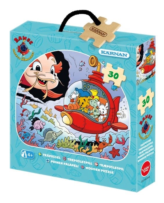 Kärnan Träpussel Bamse & havets hemlighet 30-bitar