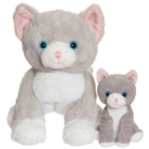 Katten Tuva Med Unge Teddykompaniet
