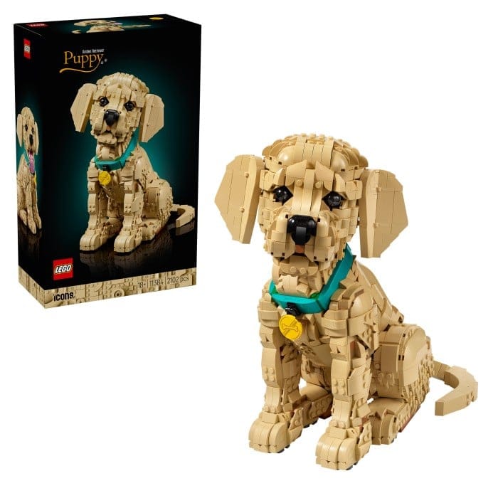 LEGO Icons 11384 Golden retriever-valp