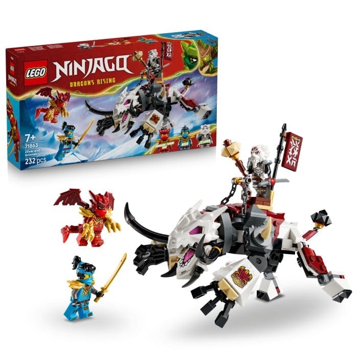 LEGO Ninjago 71863 Zilvar och drakodjuret Grimtak