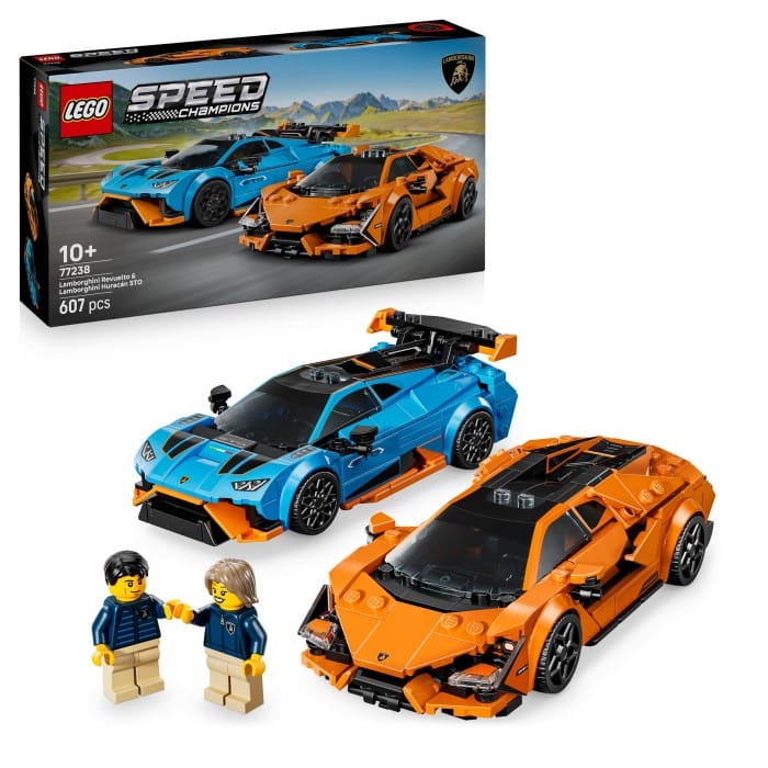 LEGO Speed Champions 77238 Lamborghini Revuelto & Huracán STO
