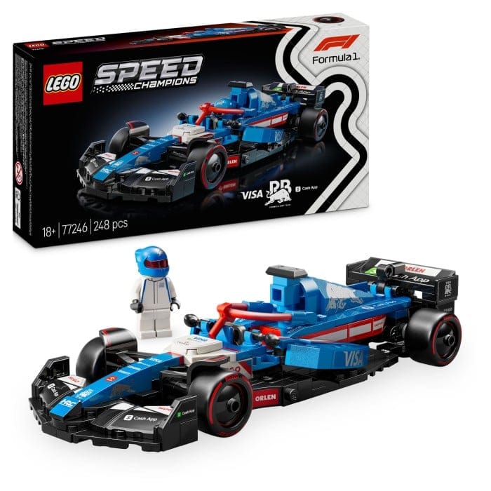LEGO Speed Champions 77246 Visa Cash App RB VCARB 01 F1 racerbil