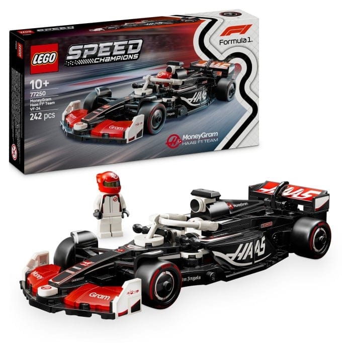 LEGO Speed Champions 77250 MoneyGram Haas F1 Team VF-24 racerbil