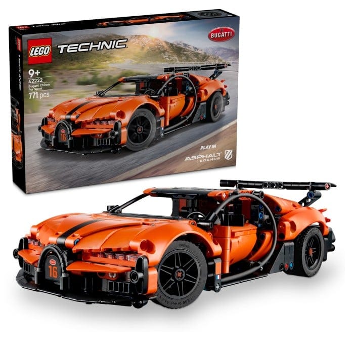 LEGO Technic 42222 Bugatti Chiron Pur Sport hyperbil