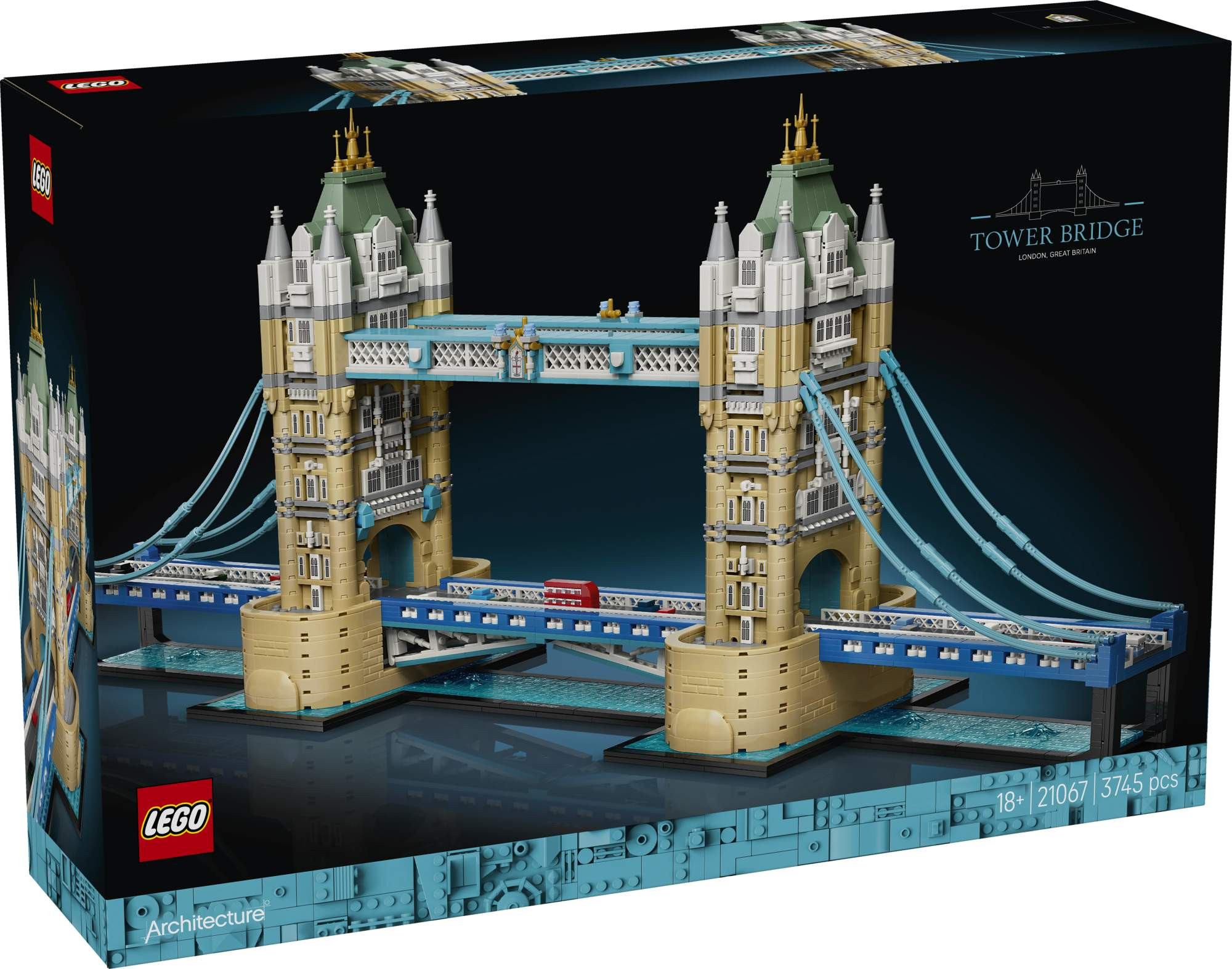 LEGO® Architecture Tower Bridge 21067 - LEGO - Leksaksaffären