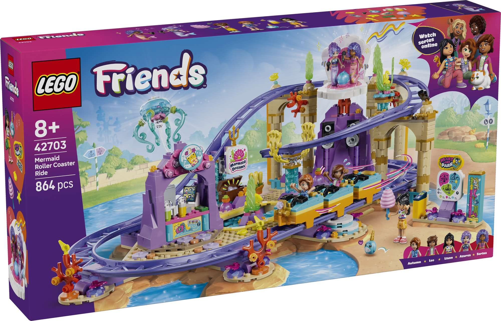 LEGO® Friends Bergochdalbana med sjöjungfrutema 42703 - LEGO - Leksaksaffären