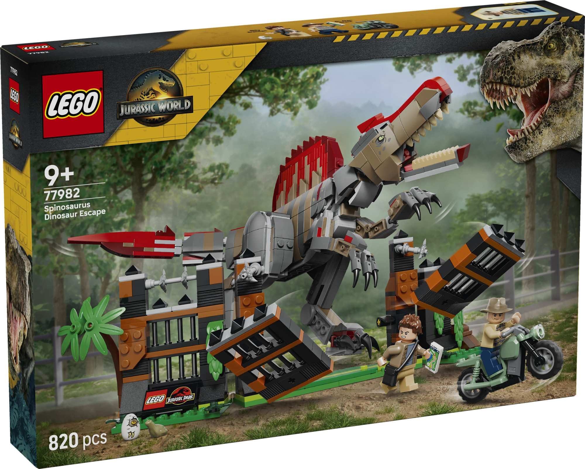 LEGO® Jurassic World Dinosaurieflykt med spinosaurus 77982 - LEGO - Leksaksaffären