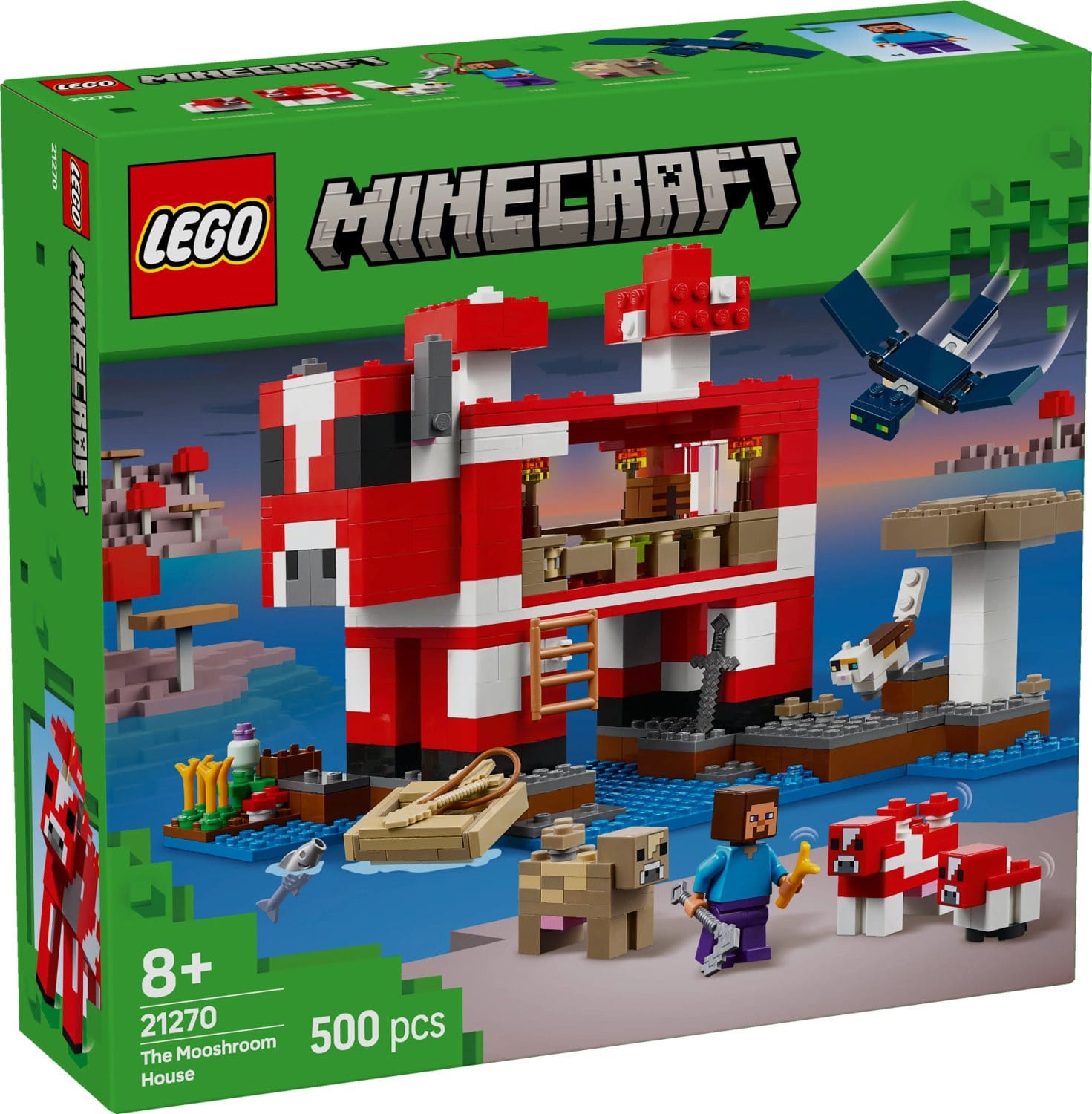 LEGO® Minecraft Mooshroomhuset 21270 - LEGO - Leksaksaffären