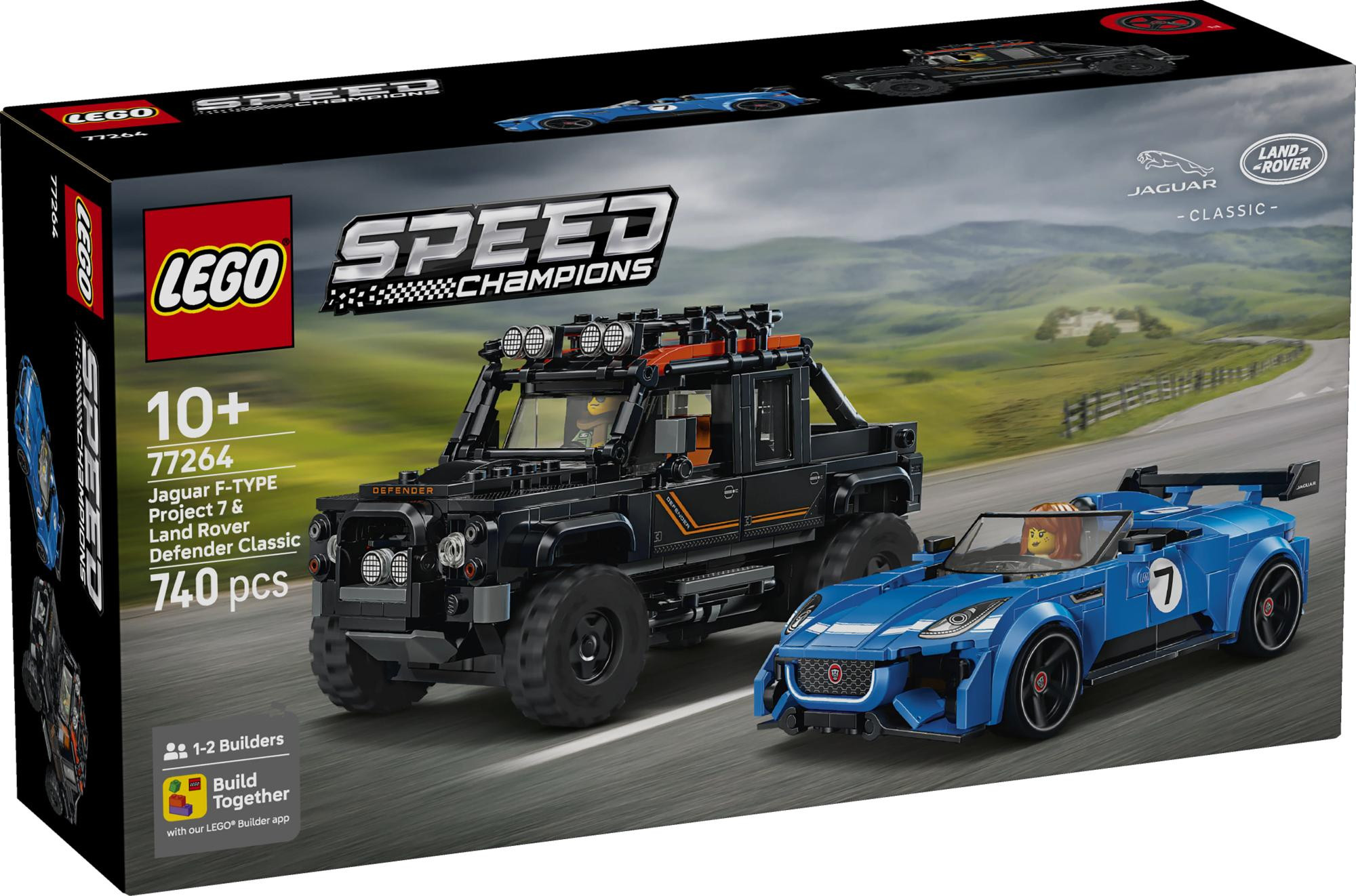 LEGO® Speed Champions Jaguar Project 7 och Land Rover Defender 77264 - LEGO - Leksaksaffären